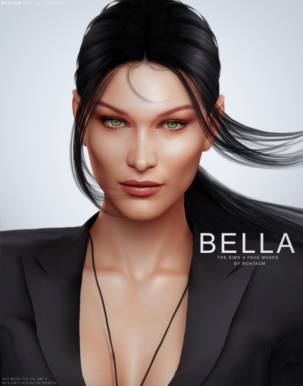 328796 bella face masks and skin overlay early access by boataom sims4 featured image