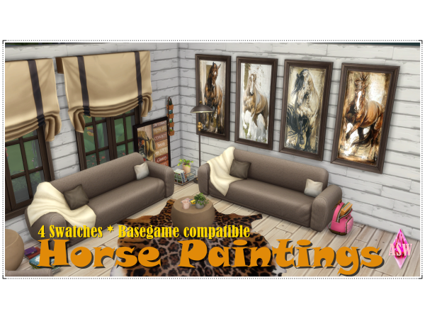 328813 horse paintings by annett 39 s sims 4 welt asw sims4 featured image