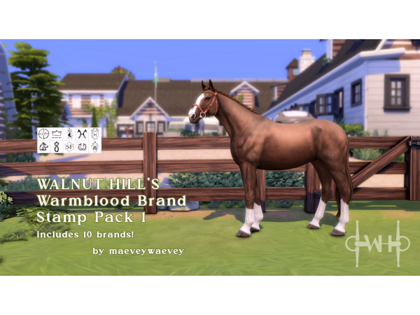 328896 warmblood brand stamp pack 1 by maeveywaevey sims4 featured image