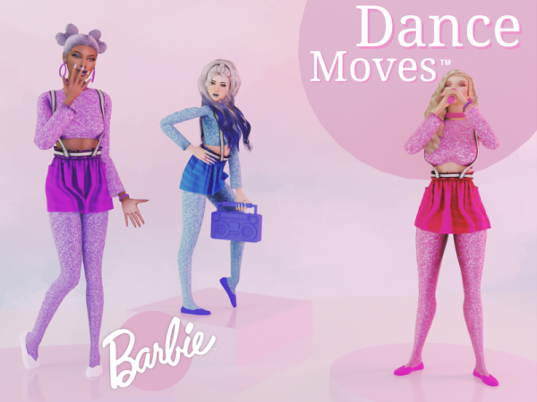 329174 dance moves barbie collection part of the nostalgic barbie collab sims4 featured image