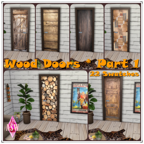 329444 wood doors part 1 by annett 39 s sims 4 welt asw sims4 featured image