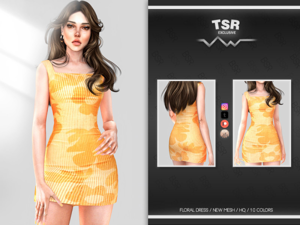329490 floral dress bd1015 sims4 featured image