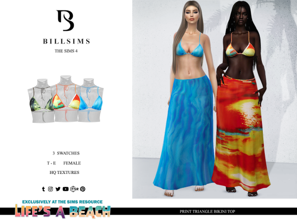 329553 life s a beach print triangle bikini top ts4 sims4 featured image