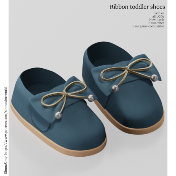 329620 ribbon shoes for toddler infant sims4 featured image