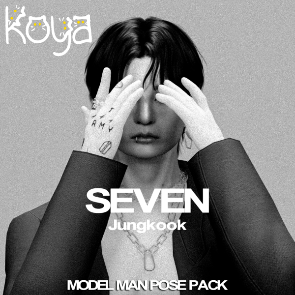 329648 seven model man pose pack by koya sims4 featured image