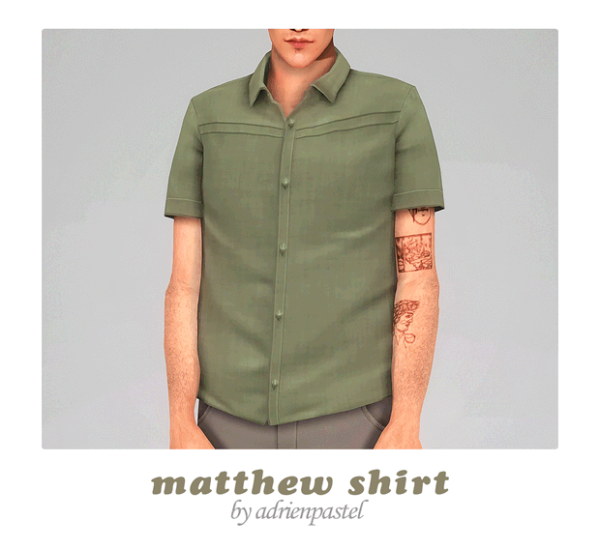 AdrienPastel’s Matthew Tee: The Alpha Choice in Men’s Fashion (Shirts & Sets)
