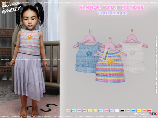 330169 flower tank top toddler by lynxsimzfamily sims4 featured image
