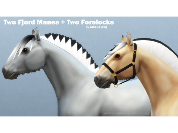 330209 two fjord manes two forelocks by emelie sims4 featured image