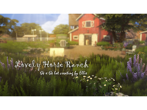 330344 lovely horse ranch sims4 featured image