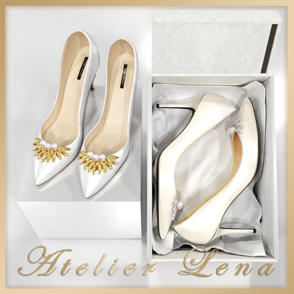 AtelierLenaStella – Elegant Heels Set  (Sexy High Heels, Alpha CC, Female Shoes Collection)