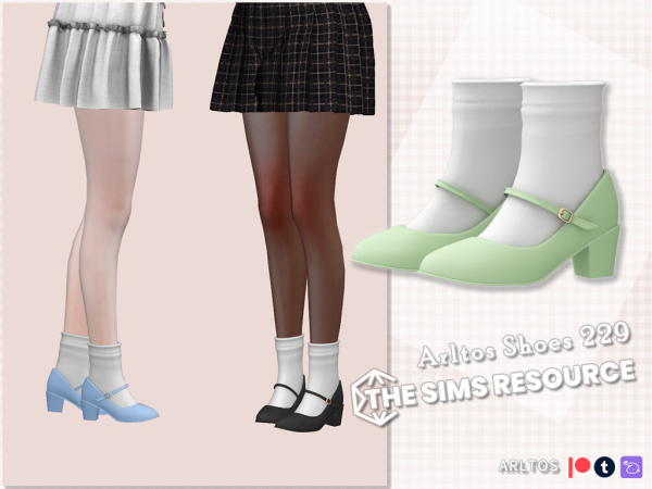 331331 mary jane with socks sims4 featured image