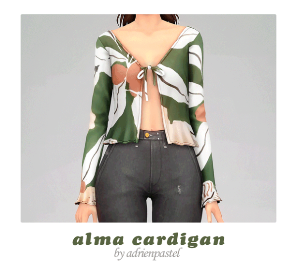 Alma’s Allure: Remastered Cardigan Collection by AdrienPastel (Trendy Tops & Sets)