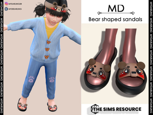 333617 bear shaped sandals sims4 featured image