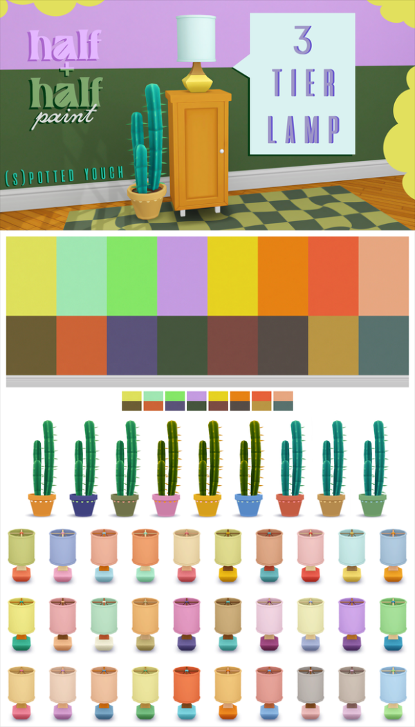 334200 half half paint s potted cactus 3 tier lamps sims4 featured image