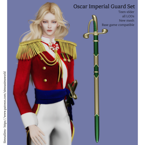 Oscar’s Elite: Imperial Guard Ensemble (Outfits, Costumes & Makeup Mastery)