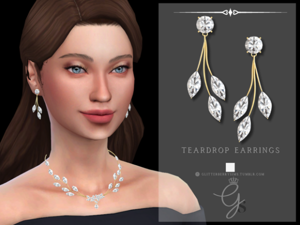 Alphacc Adornments: Chic Teardrop Earrings (Elegant Jewelry & Accessories)