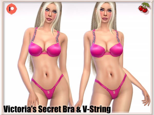 335881 43310450277903 128293 victoria 39 s secret model helen vs satin bra v string set by harmoniasims4 sims4 featured image