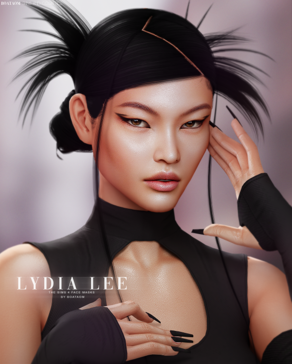 336368 lydia lee face masks and skin overlay early access by boataom sims4 featured image