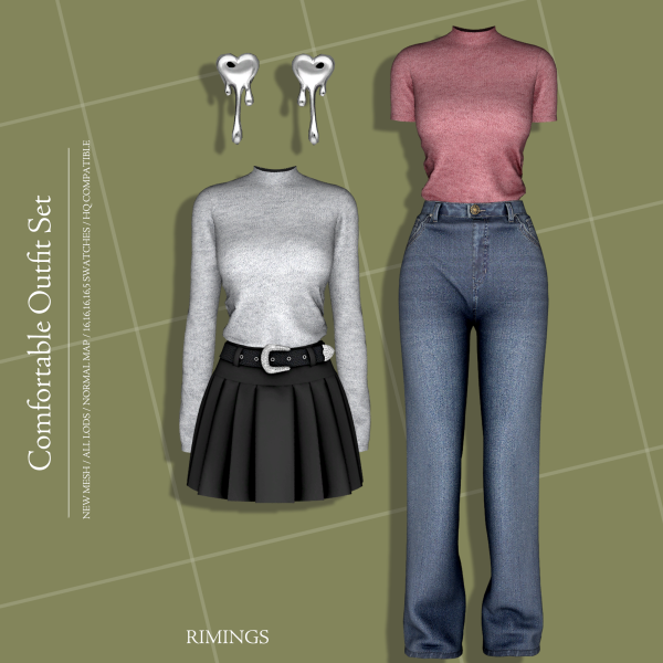337157 rimings comfortable outfit set by rimings sims4 featured image