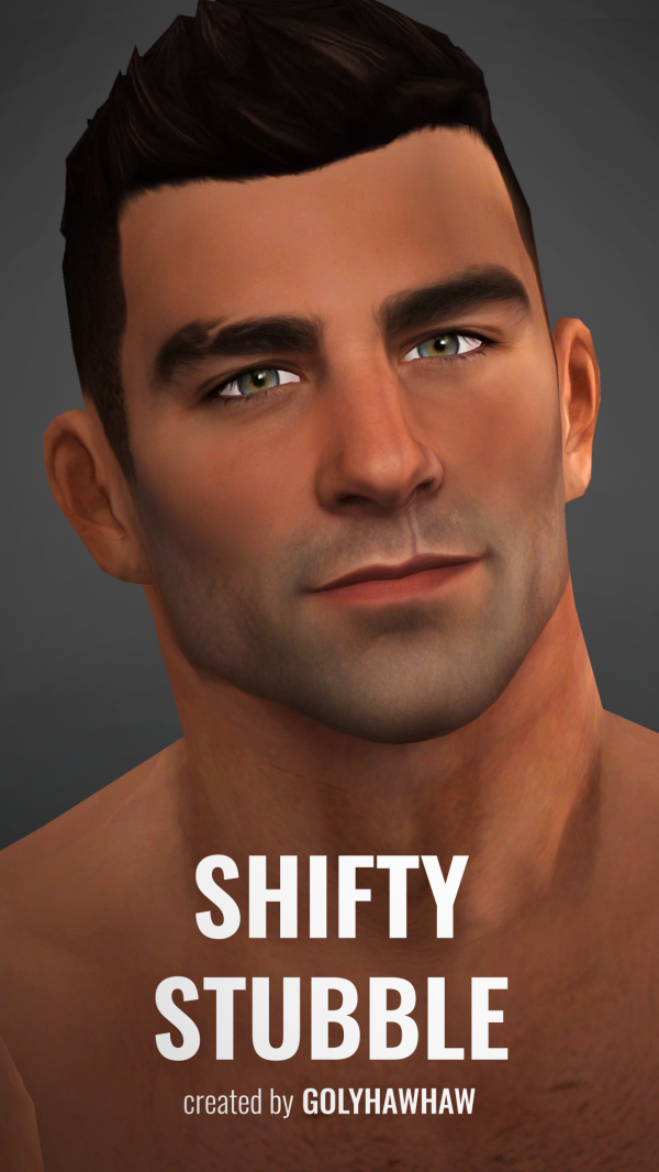 Search Results 13 Shifty Stubble by Golyhawhaw (Alpha Hair, Alpha CC, Facial Hair Collection)