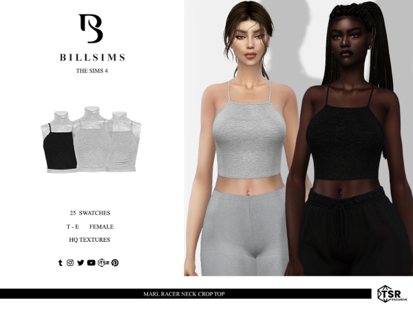 337841 marl racer neck crop top ts4 sims4 featured image