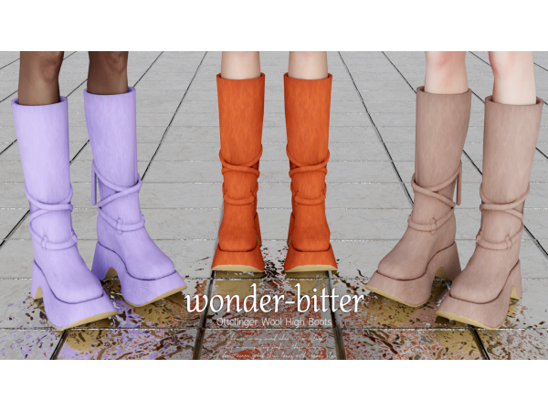 337896 ottolinger wool high boots by wonderbitter sims4 featured image