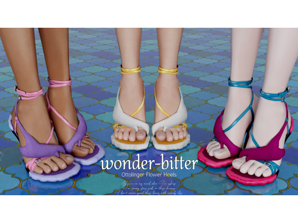 WonderBitter’s Blossom Stilettos: Ottolinger’s Floral Fantasy (Sexy High Heels for Her)