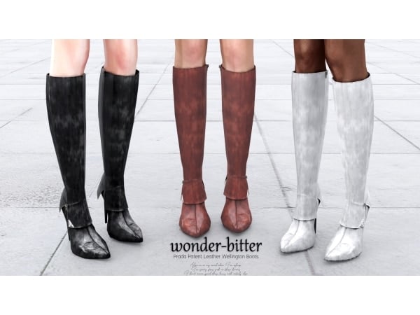 338042 prada patent leather wellington boots sims4 featured image