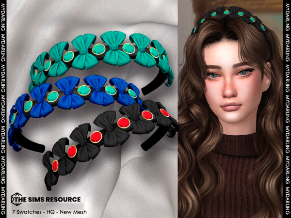 338715 bow tiara with gem na026 sims4 featured image