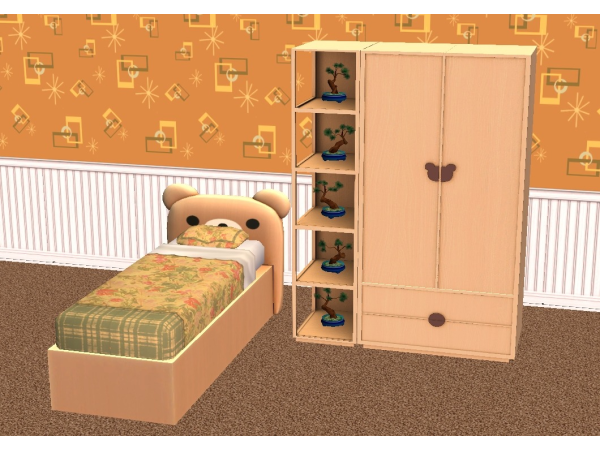 338769 bear wardrobe and bed for the sims 2 sims2 featured image