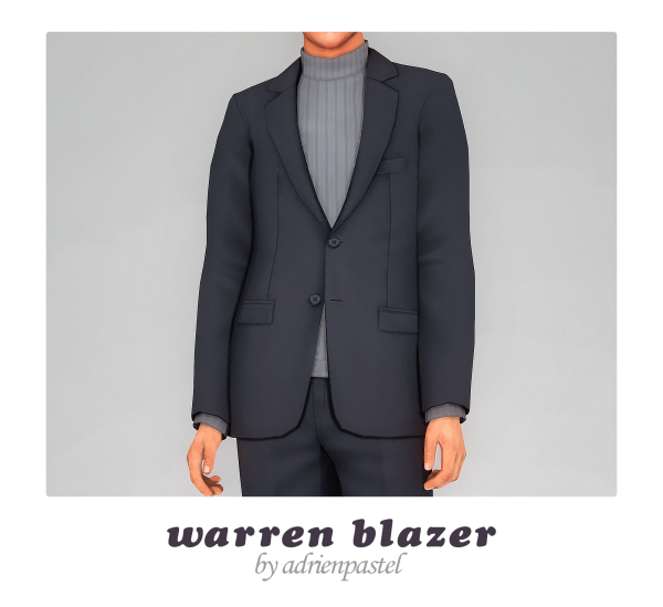AdrienPastel’s Alpha Ensemble: Warren Blazer & Trousers Set