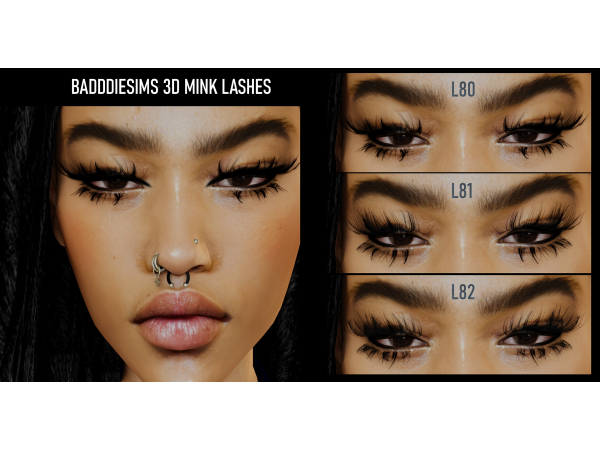 339302 3d mink lashes l80 l81 l82 by badddiesims sims4 featured image