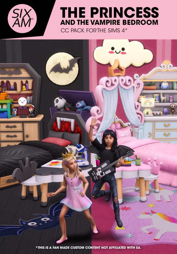 339311 the princess and the vampire kids bedroom 40 cc pack for the sims 4 41 by sixamcc sims4 featured image