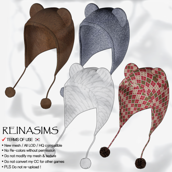 339393 reina bambi winter hat by reinasims4 sims4 featured image
