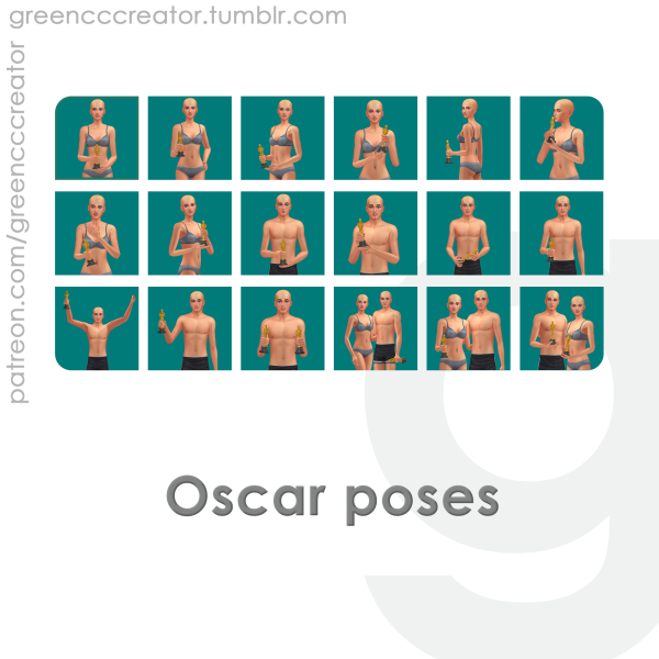 Oscar’s Elegance: Greencccreator’s Diverse Pose Portfolio (#Alphacc, Couples, Cars & More)