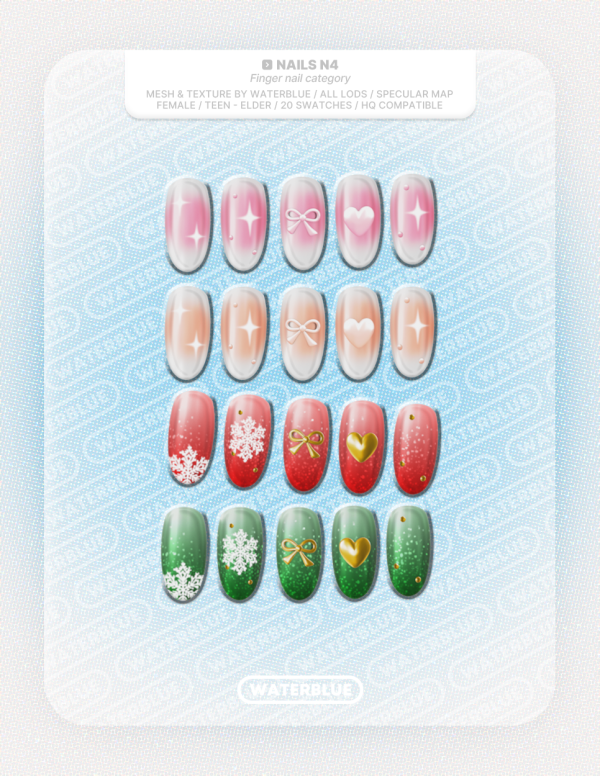 339523 nails n4 by waterblue sims4 featured image
