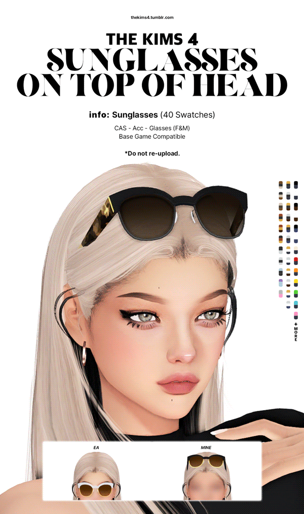 339559 sunglasses on top of head by thekims4 sims4 featured image