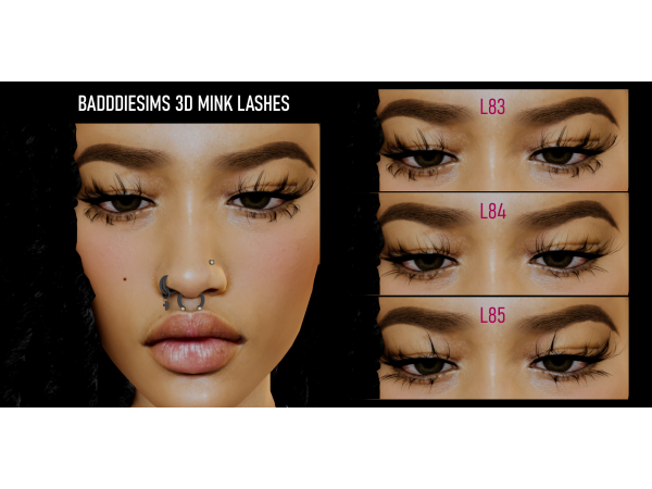 339853 3d mink lashes l83 l84 l85 by badddiesims sims4 featured image