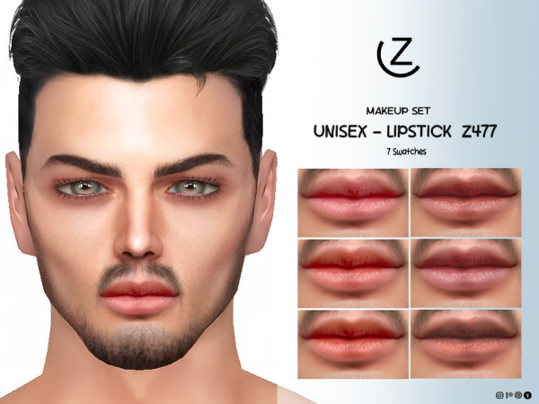 339895 beard z42 and lipstick z477 sims4 featured image