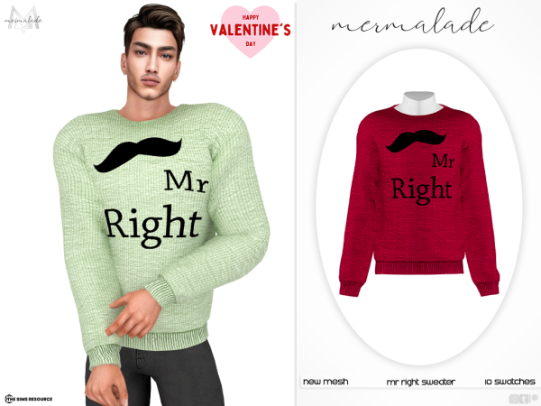 Mr. Right’s Essential MC535: The Ultimate Sweater for Men (AlphaCC Collection)
