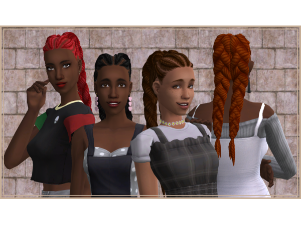 340016 shespeakssimlish chanel dutch braids converted by platinumaspiration in poppet v2 sims2 featured image