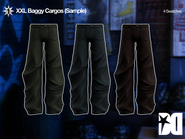 Decvyed’s Alpha Command: XXL Baggy Cargo Pants for Men (#AlphaCC Essentials)