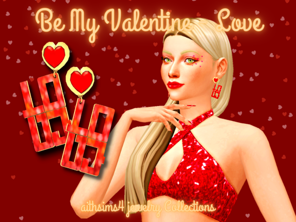 340369 128152 be my valentine love earring 128152 by aithsims sims4 featured image