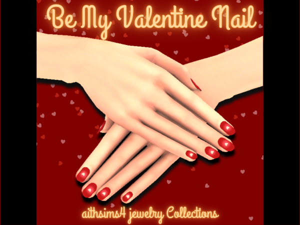 340370 128152 be my valentine nail 128152 by aithsims sims4 featured image