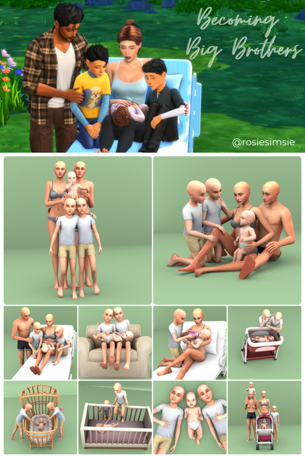 341094 posepack becoming big brothers by rosiesimsie sims4 featured image