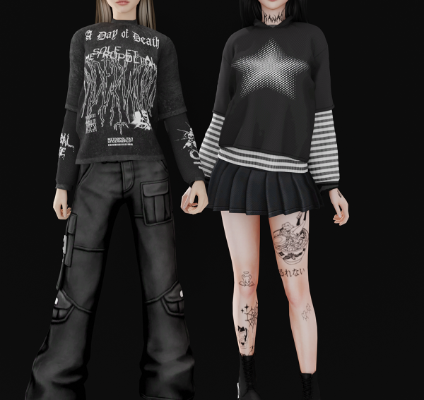 341142 a day of death with star sweatshirt sims4 featured image