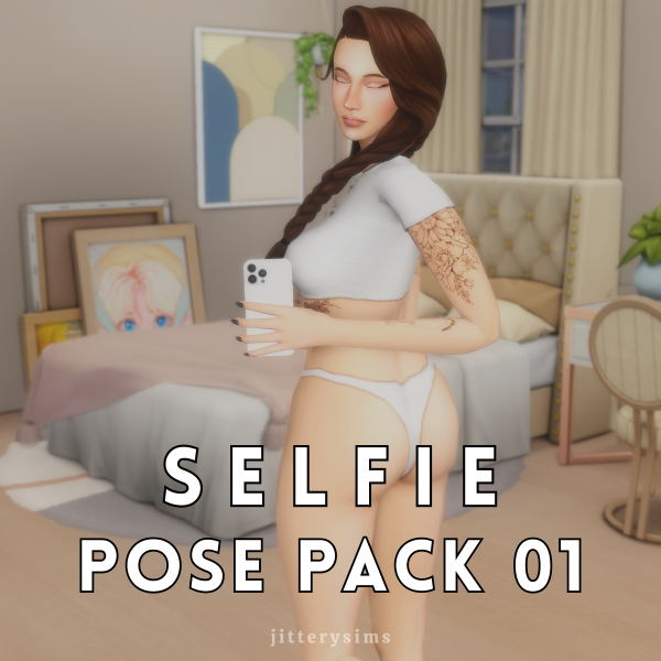 341600 selfie pose pack 01 by jitterysims sims4 featured image