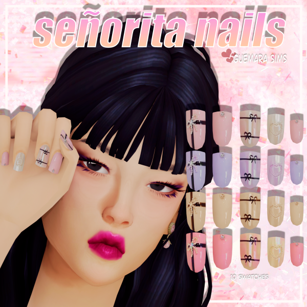 341747 senorita nails by guemarasims sims4 featured image