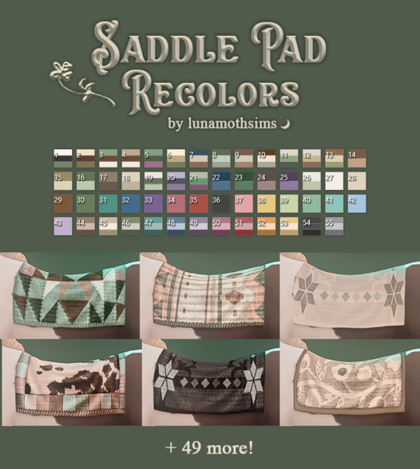 341876 127804 saddle pad recolors 127804 by lunamothsims sims4 featured image