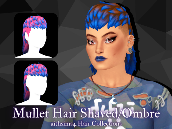 Wild Tresses by Aithsims: The Alpha Mullet Revival (Female Short Hair)